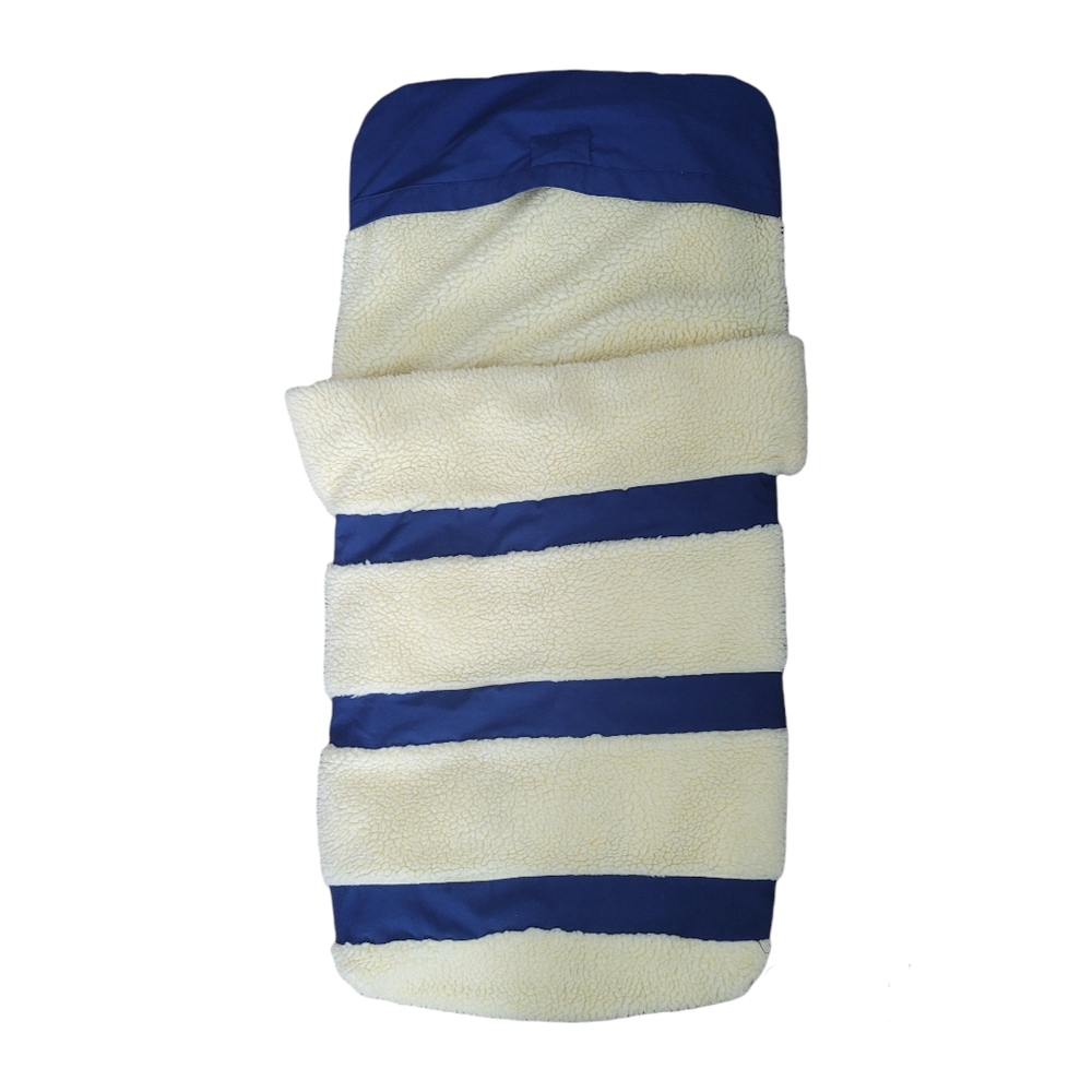 Vintage Holt Renfrew sherpa lined baby sleeping bag